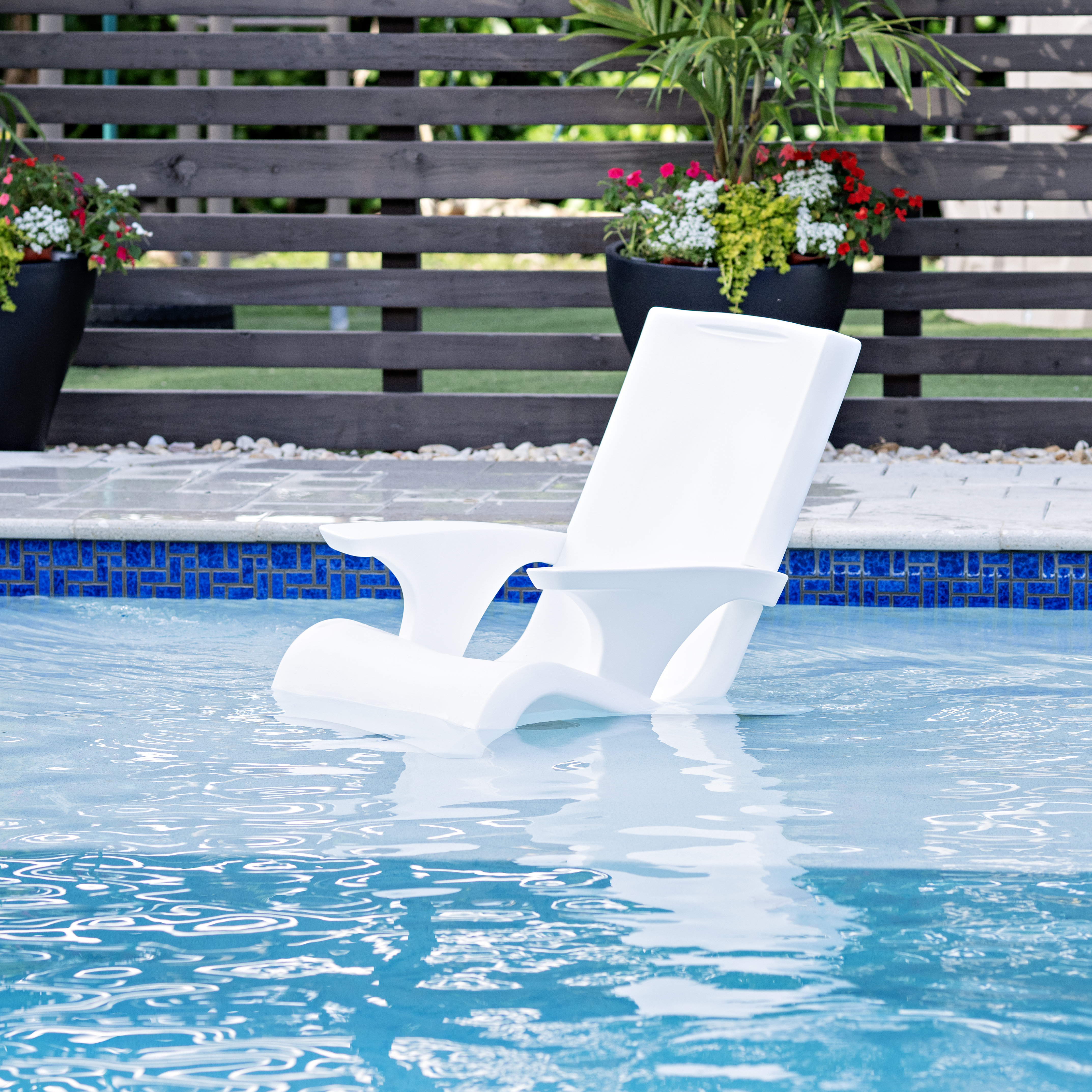 Step2 White In-Water Vero Adirondack Patio and Pool Chair